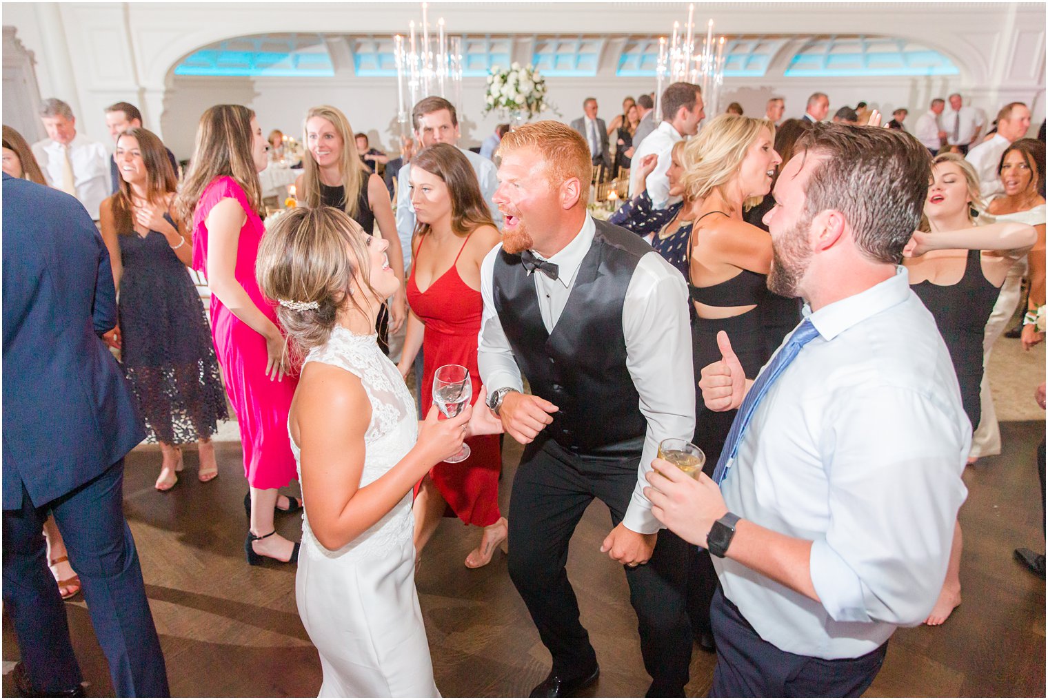 Wedding dancing at Park Chateau Estate Wedding Reception