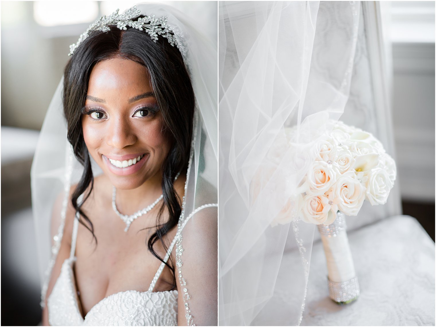 Bride getting ready at Park Chateau Estate Wedding