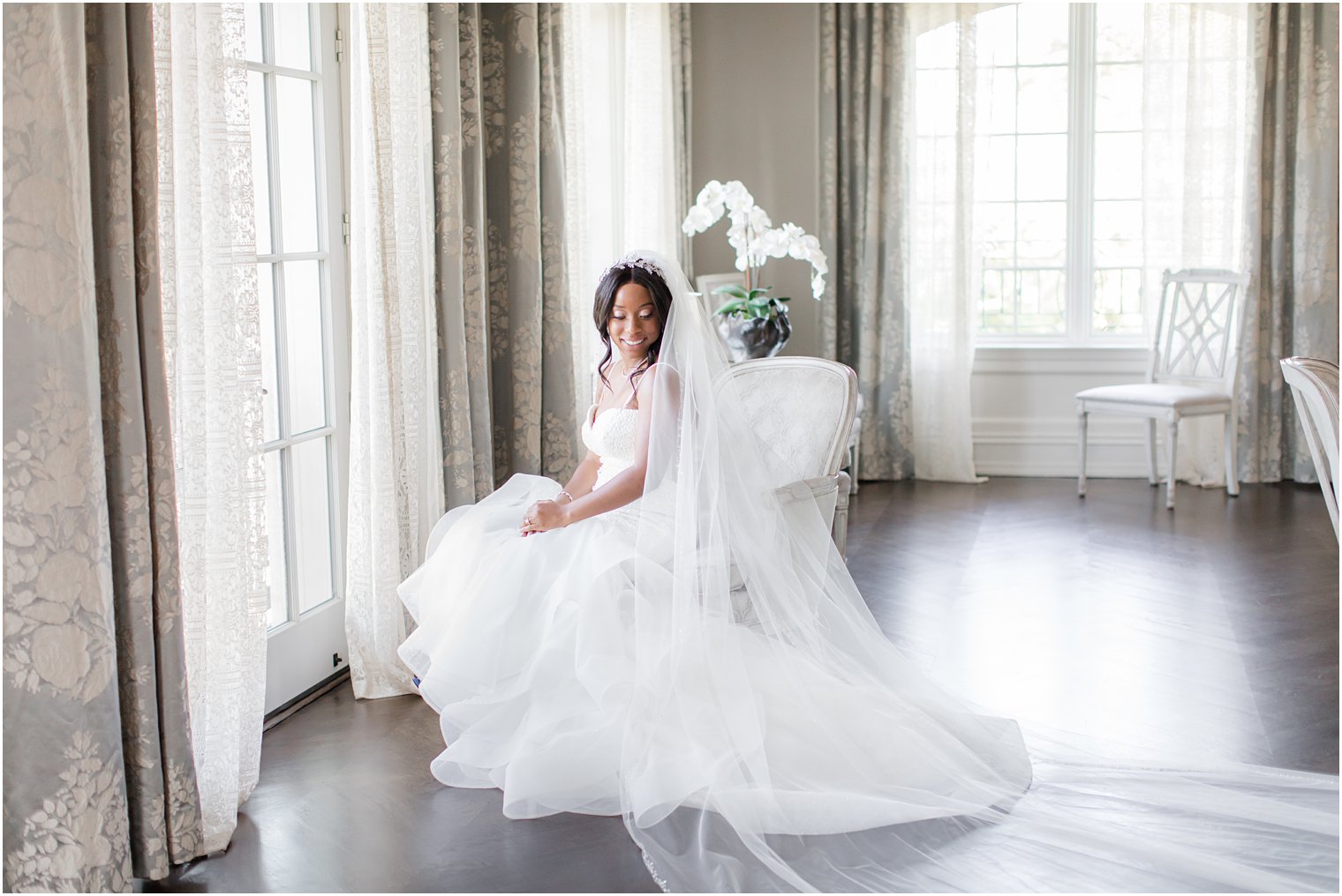 Bridal portrait at Park Chateau Estate