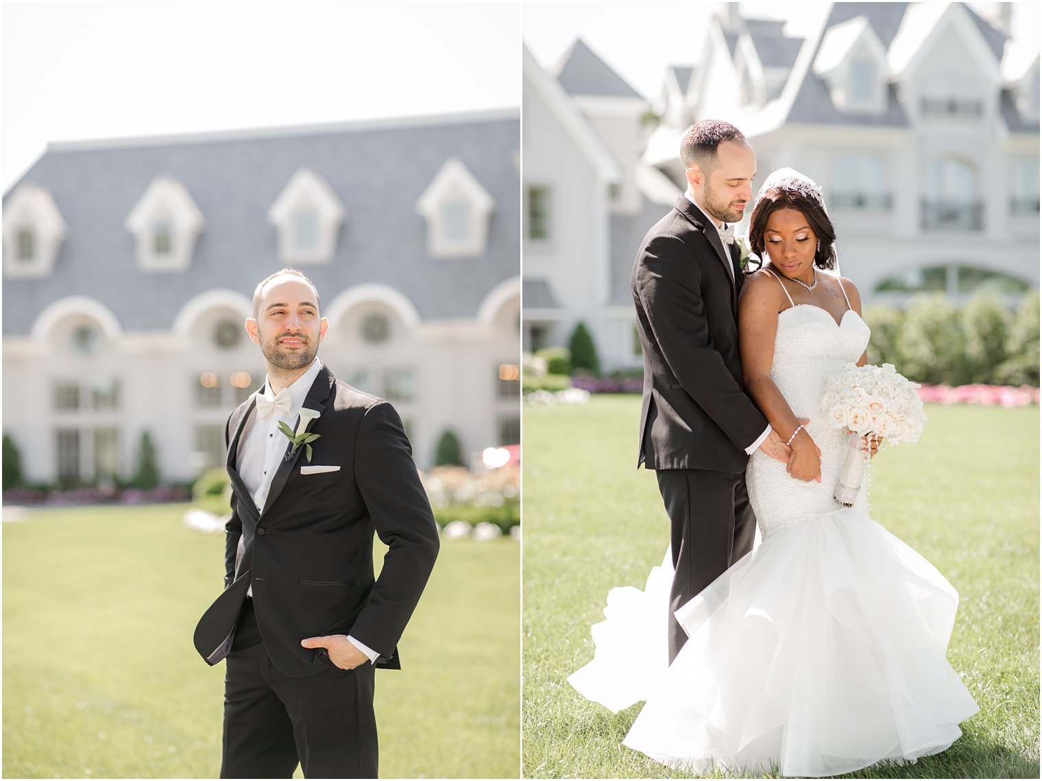 Bride and groom at Park Chateau Estate