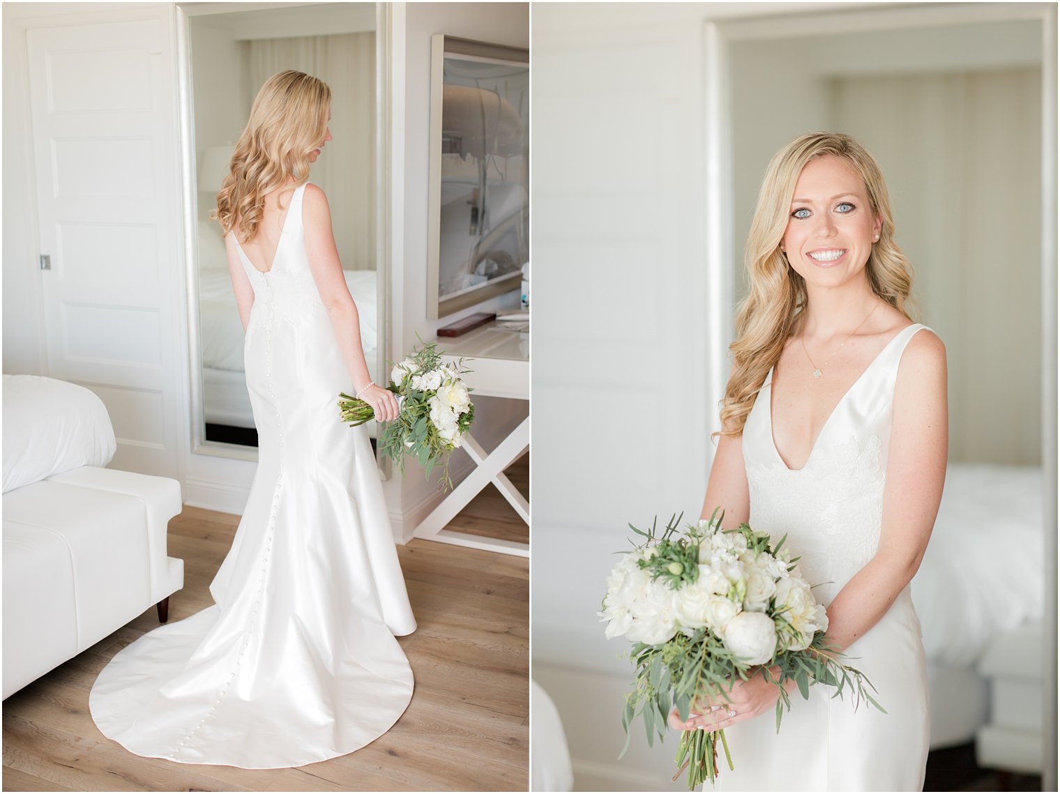 Bride getting ready at ICONA Beach Resort