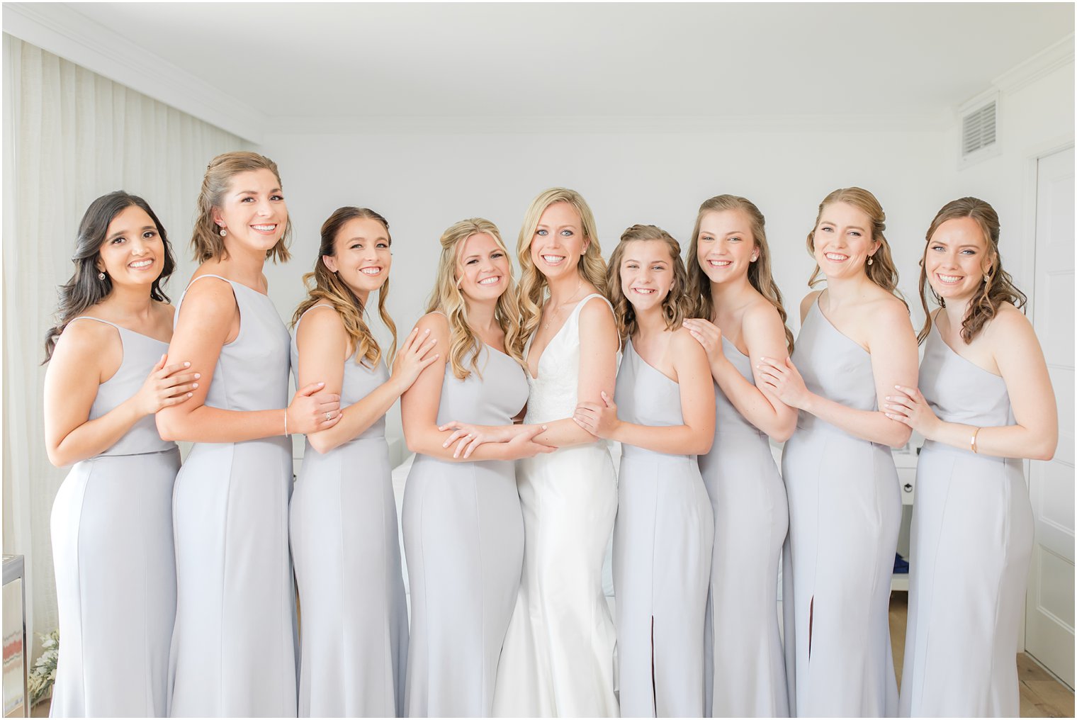 Bride and bridesmaids at ICONA Beach Resort