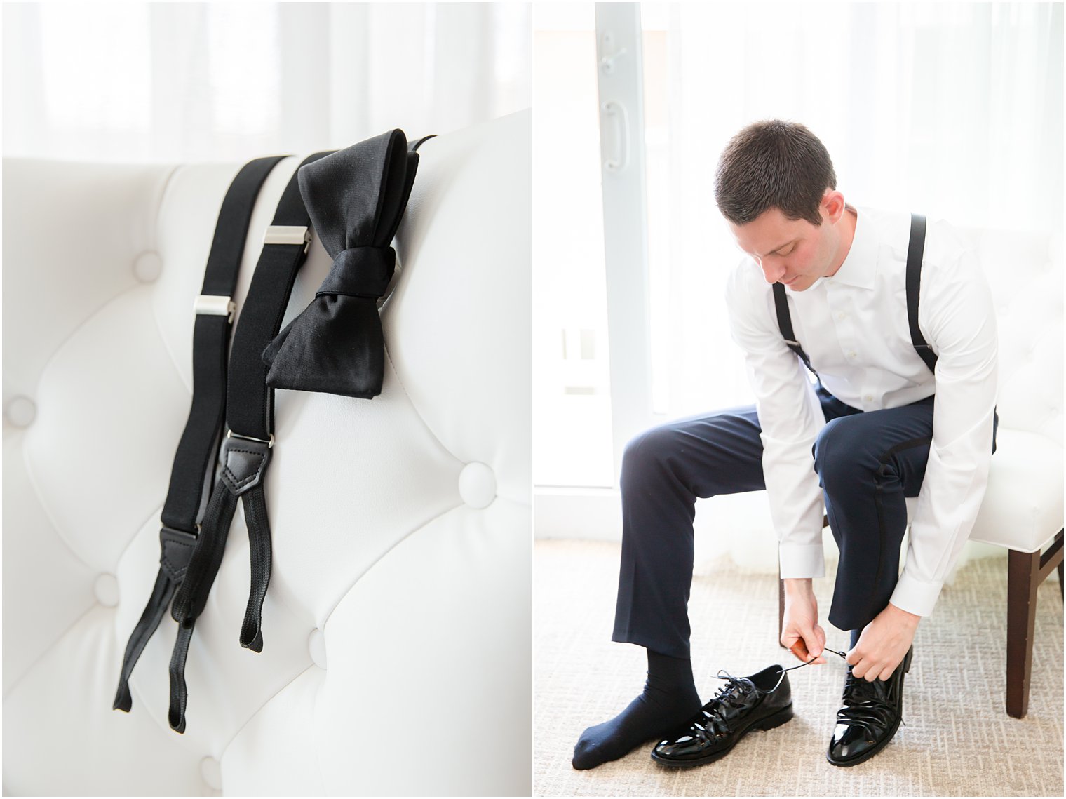 Groom getting ready at ICONA Beach Resort