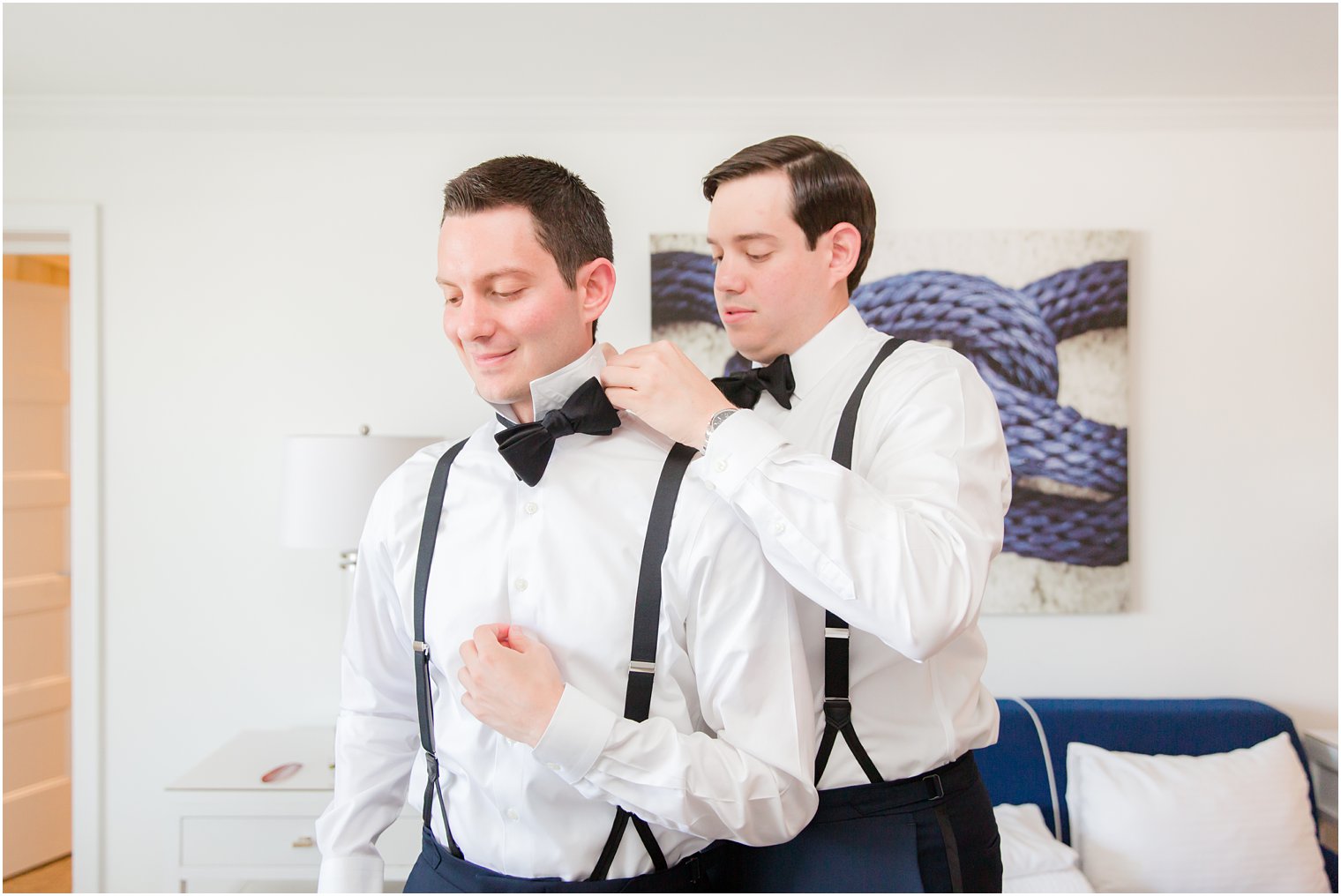 Groom getting ready at ICONA Beach Resort