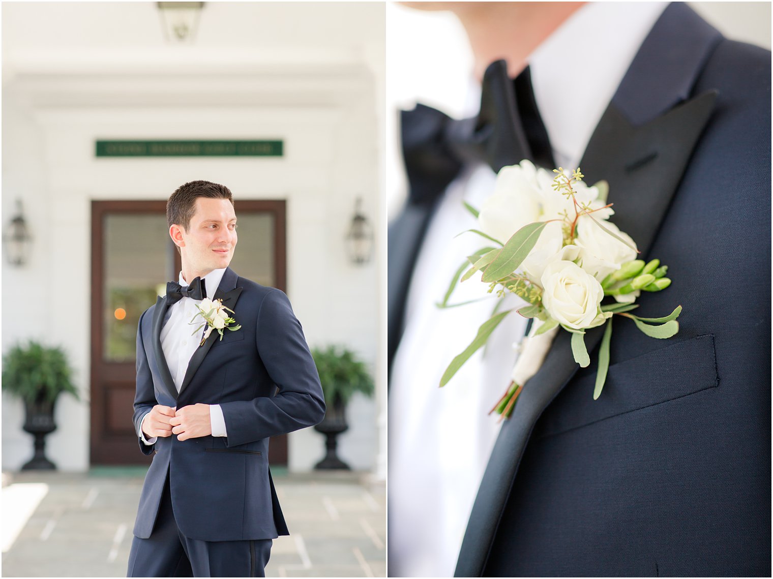 Bride and groom photos at Stone Harbor Golf Club Wedding Venue