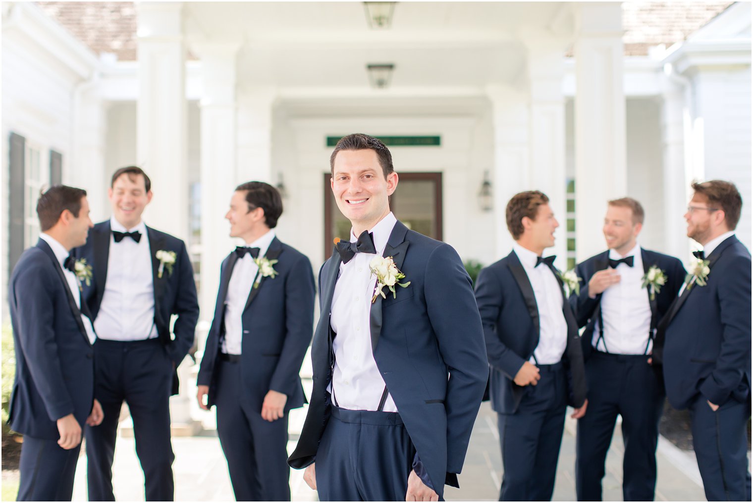 Groomsmen photos at Stone Harbor Golf Club Wedding Venue