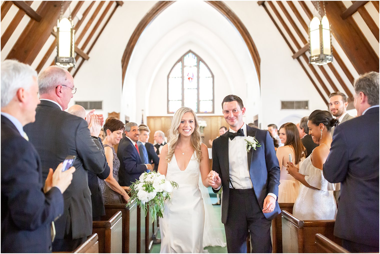 Wedding ceremony at Sacred Heart Church in Avalon NJ