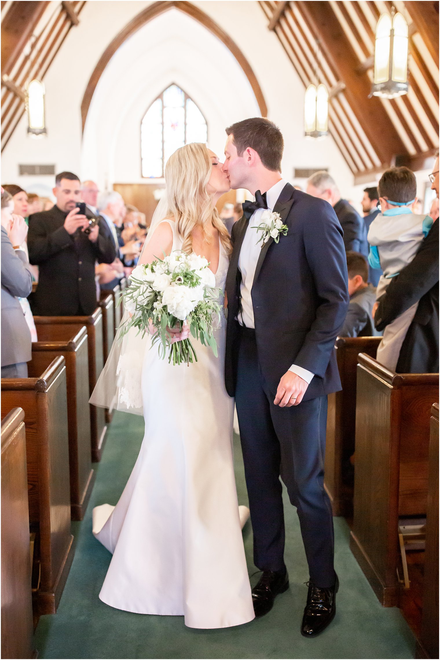 Wedding ceremony at Sacred Heart Church in Avalon NJ