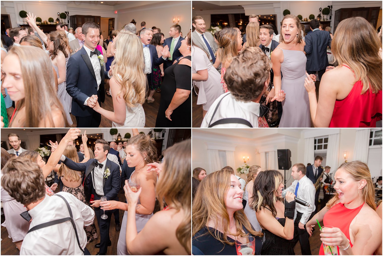 Wedding reception dancing to music by Hank Lane Band at Stone Harbor Golf Club Wedding 