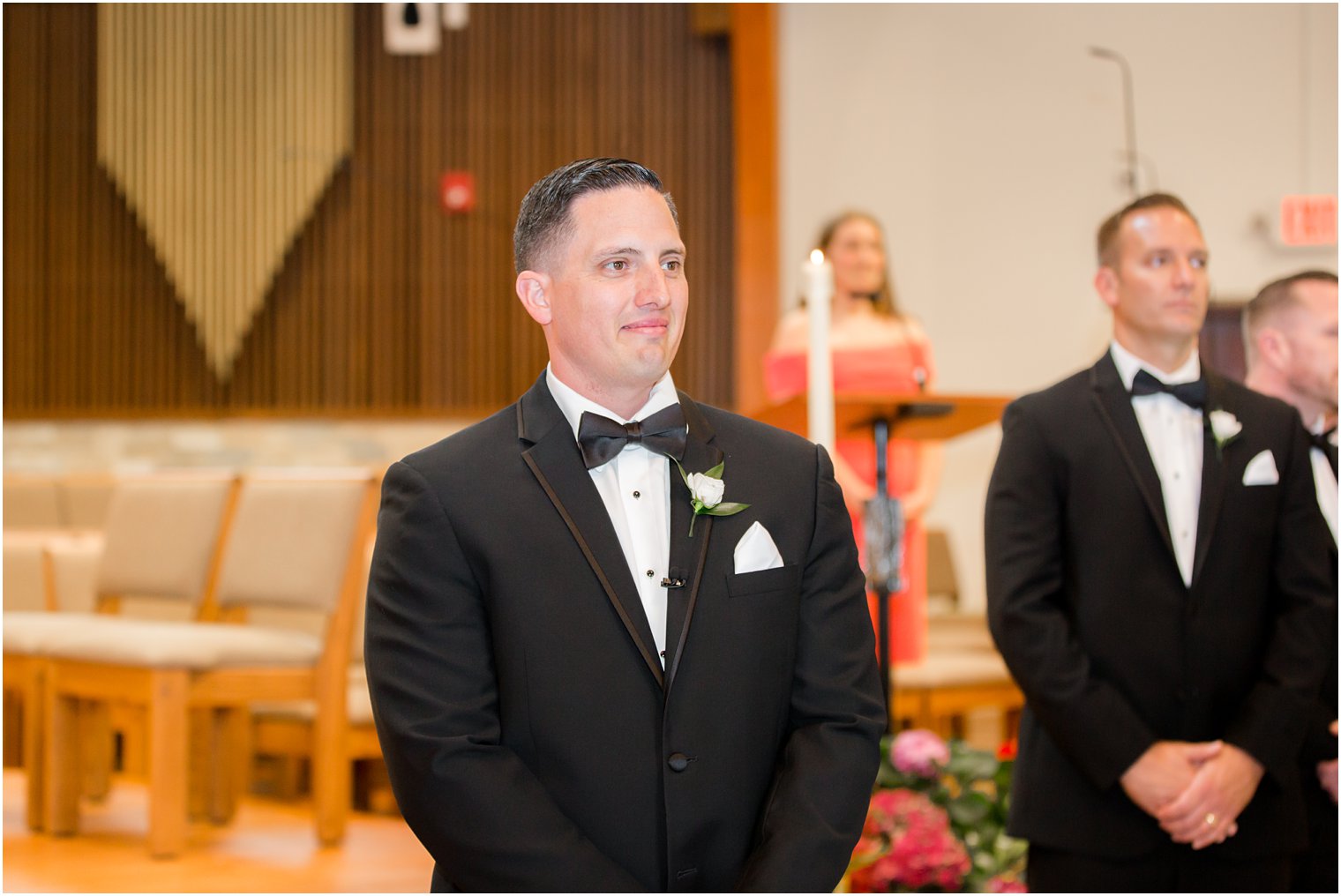 Wedding ceremony at Church of the Presentation in Upper Saddle River