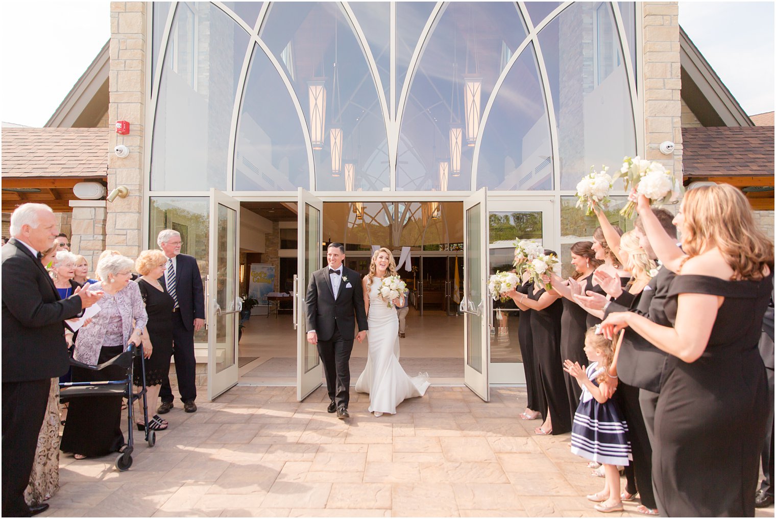 Wedding ceremony at Church of the Presentation in Upper Saddle River