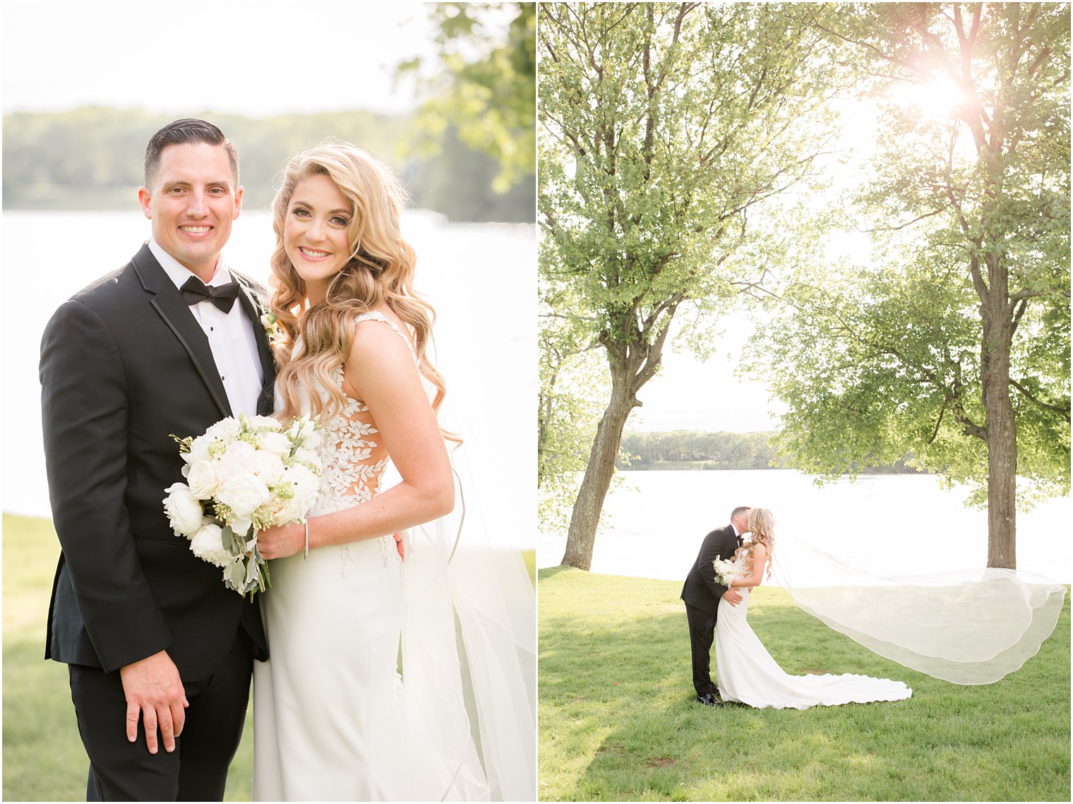 wedding portraits at Indian Trail Club in Franklin Lakes, NJ