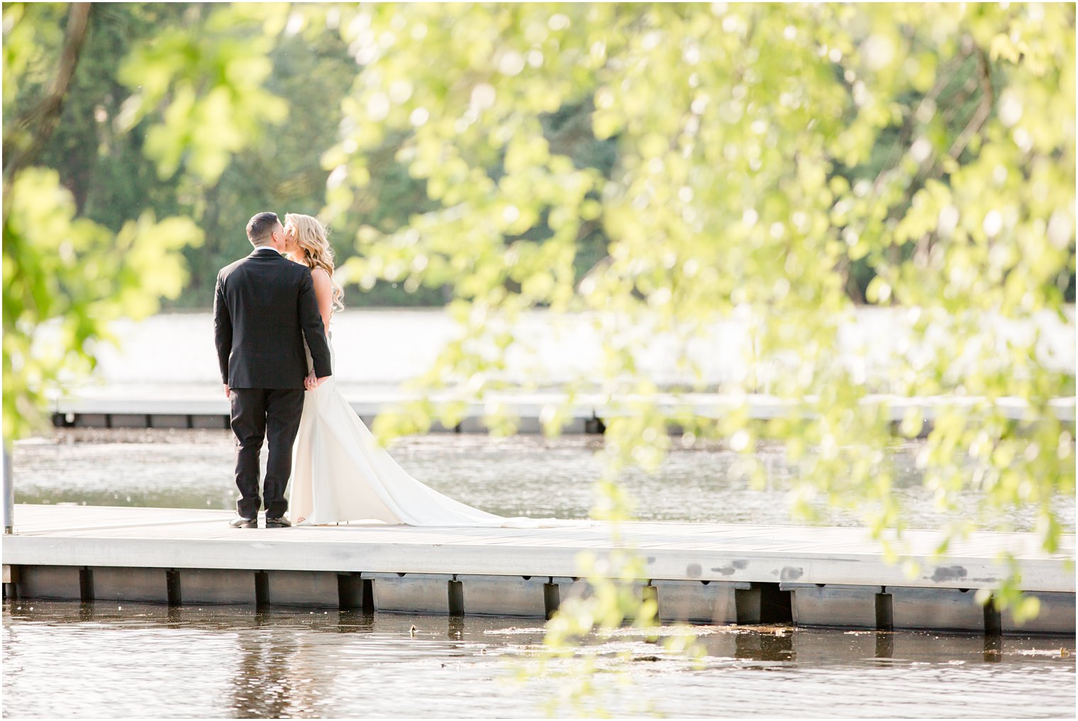 romantic wedding portrait at Indian Trail Club in Franklin Lakes, NJ