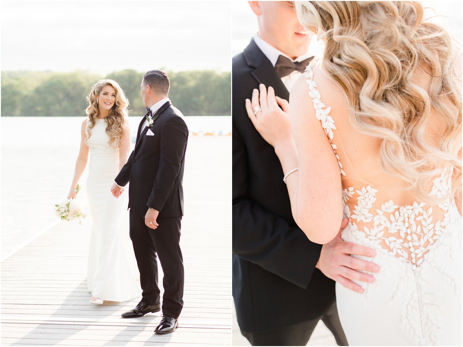 candid wedding portrait at Indian Trail Club in Franklin Lakes, NJ