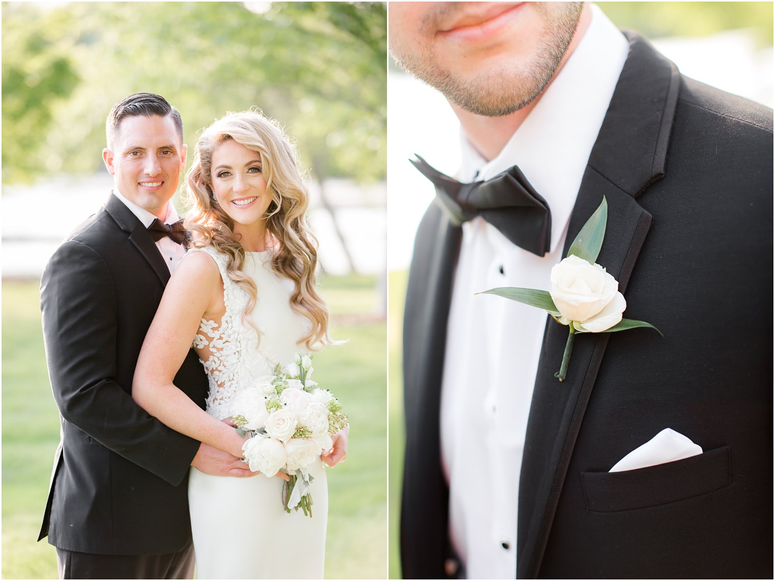 bridal party photo at Indian Trail Club in Franklin lakes NJ