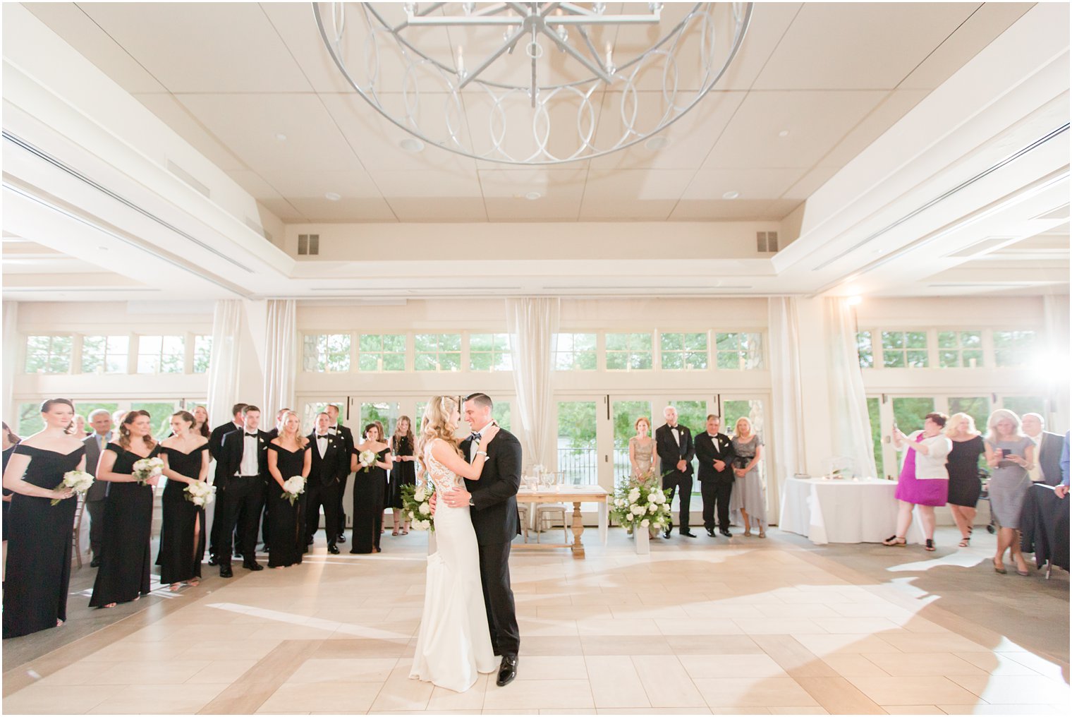 wedding first dance at Indian Trail Club in Franklin Lakes, NJ