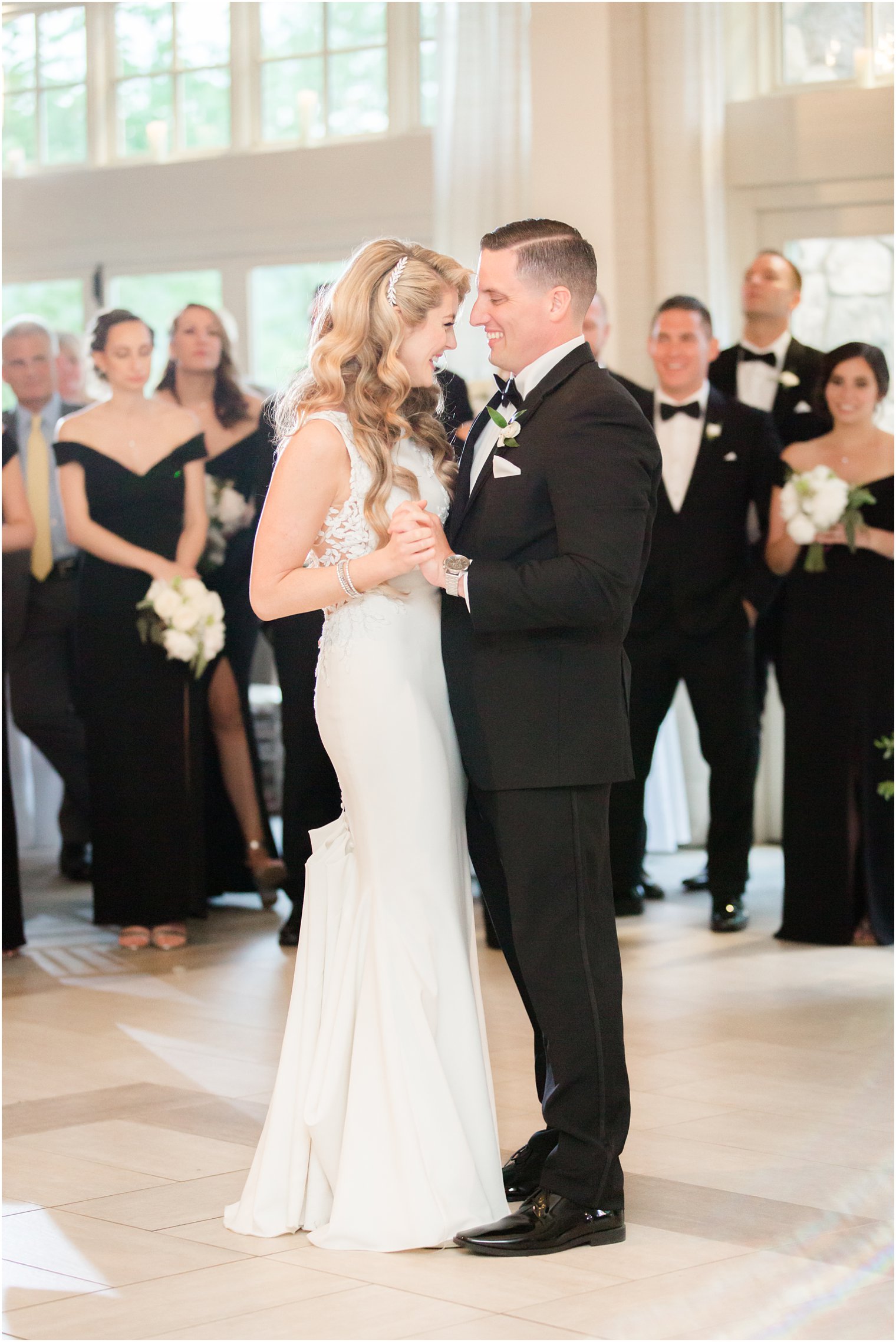 wedding first dance at Indian Trail Club in Franklin Lakes, NJ