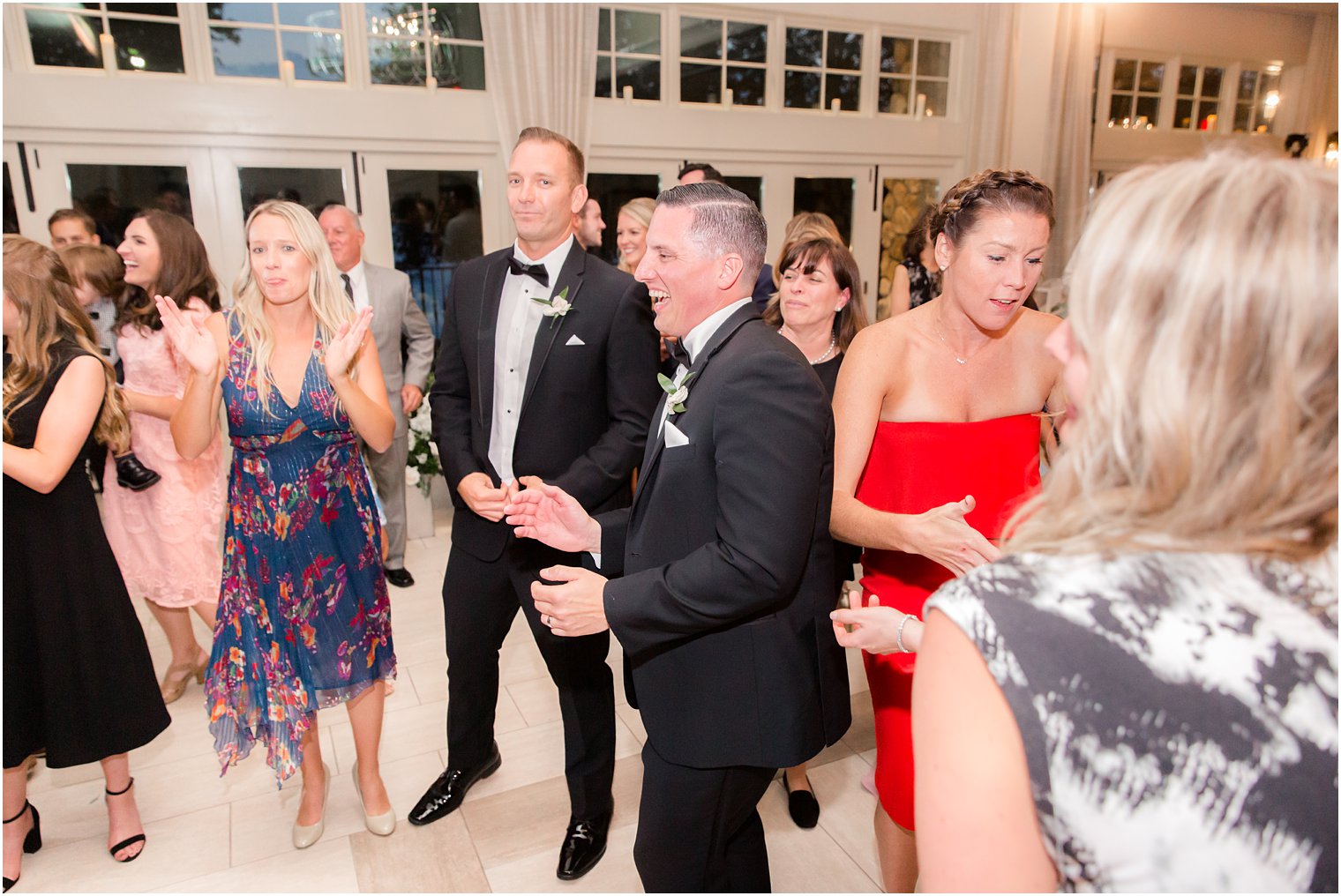 wedding reception dancing photos at Indian Trail Club in Franklin Lakes, NJ