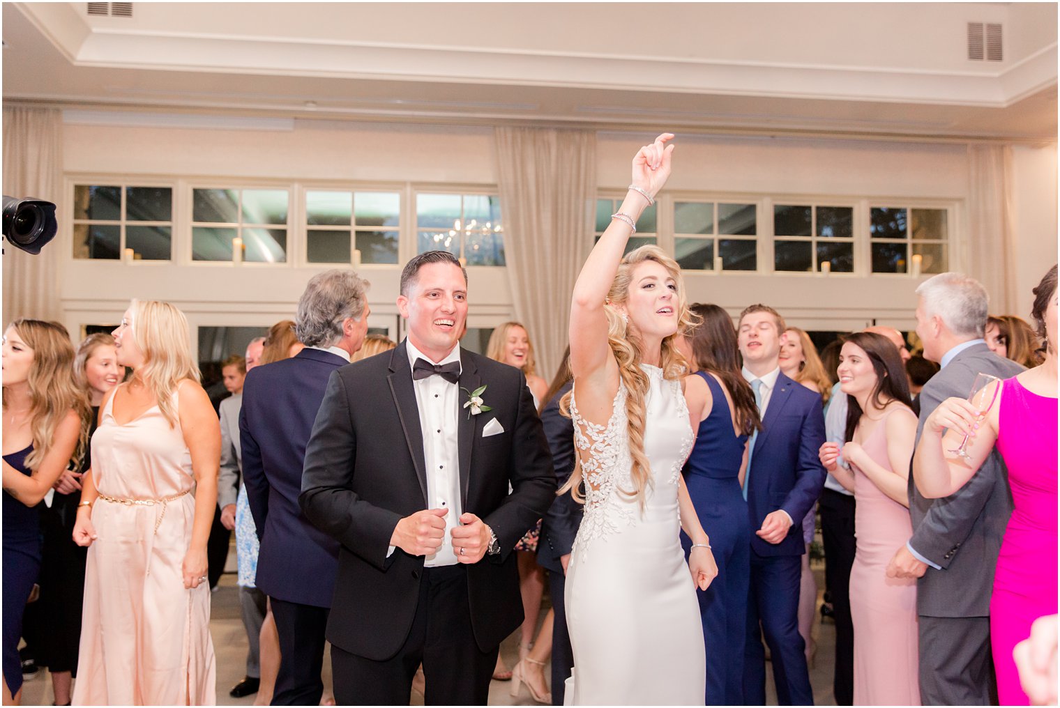 wedding reception dancing photos at Indian Trail Club in Franklin Lakes, NJ