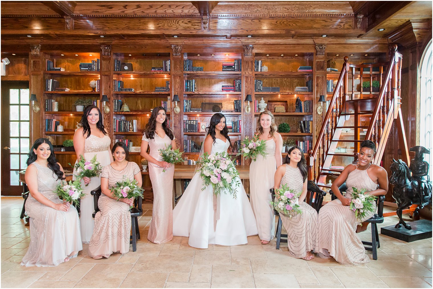 bridesmaids portraits at The Ashford Estate