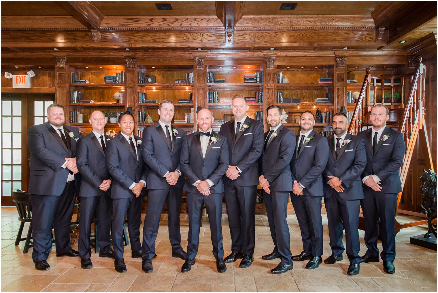 groomsman portraits at The Ashford Estate