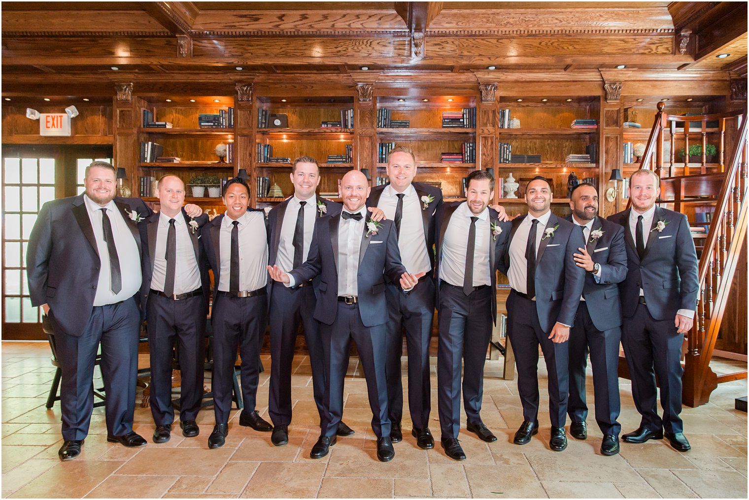 Groomsman photo at The Ashford Estate