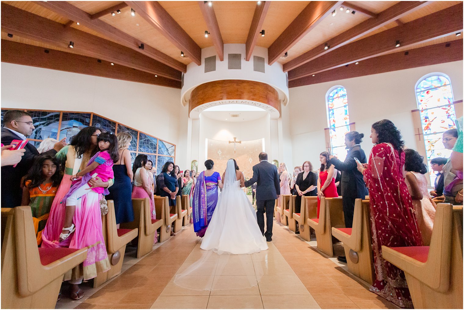 Wedding ceremony at St. Gregory the Great in Hamilton, NJ