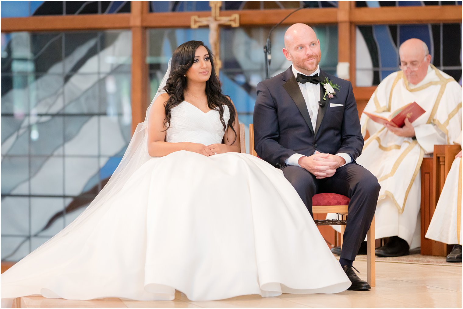 Wedding ceremony at St. Gregory the Great in Hamilton, NJ