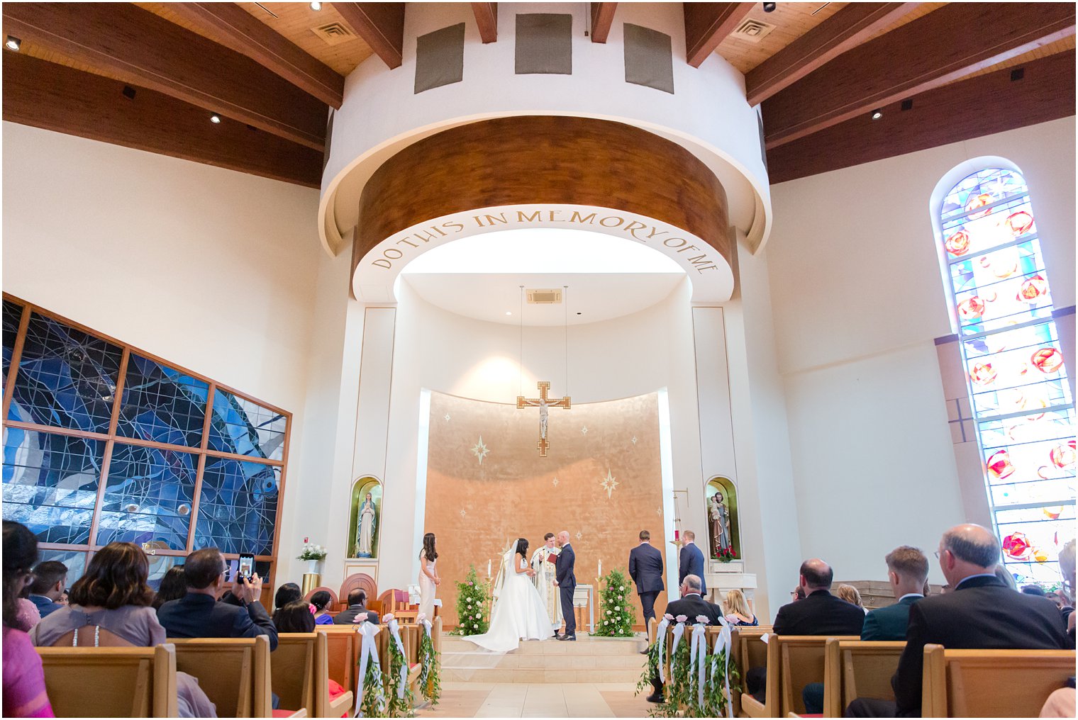Wedding ceremony at St. Gregory the Great in Hamilton, NJ