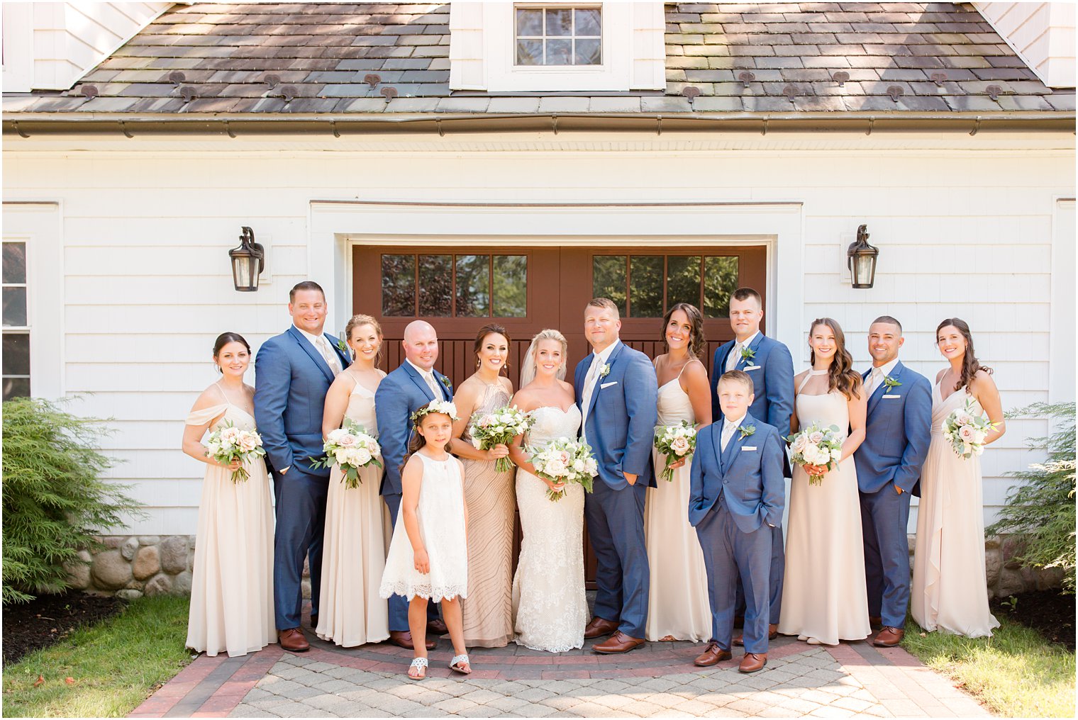 Bridal party photos The English Manor in Ocean, NJ