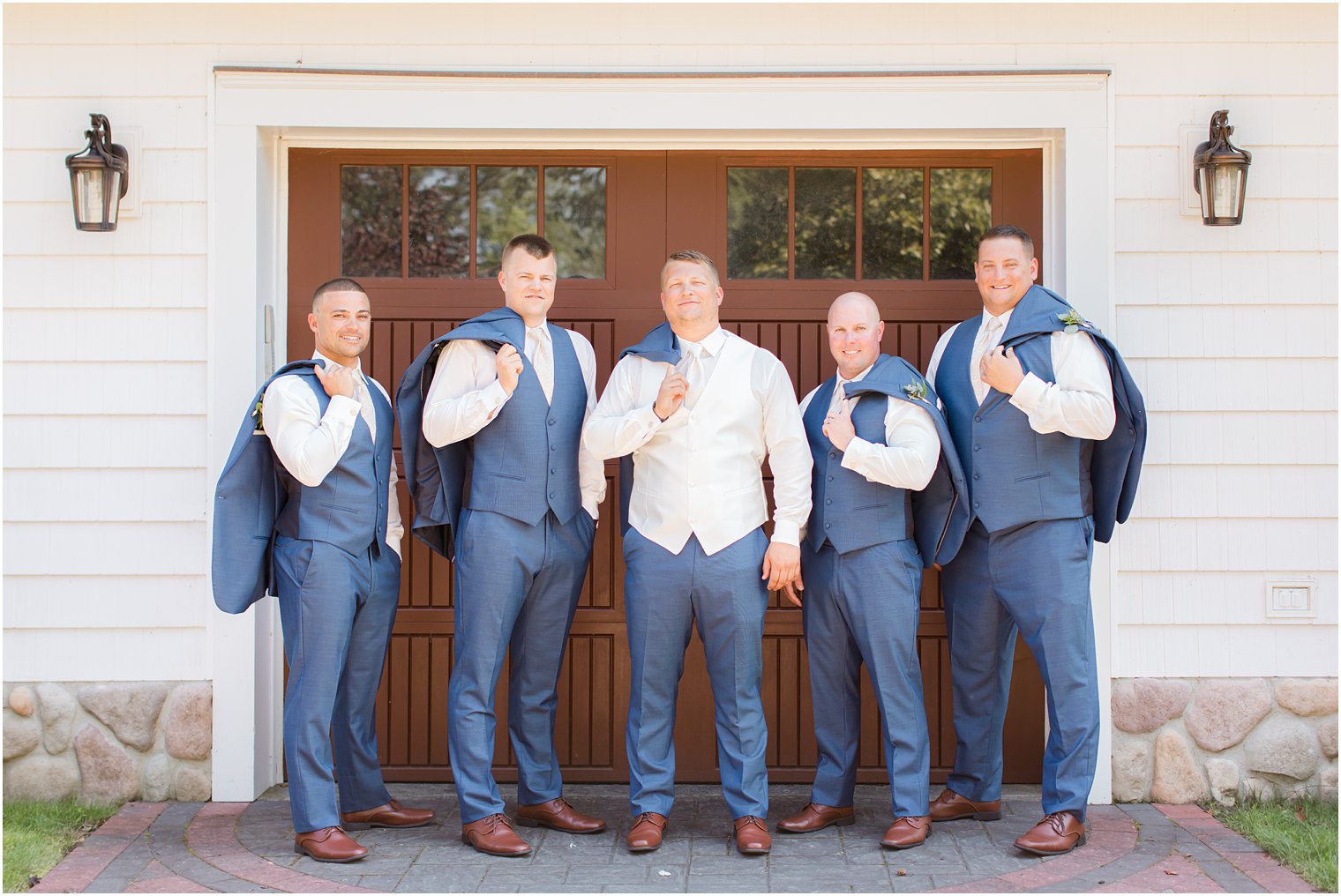 Groomsman photos at The English Manor in Ocean, NJ