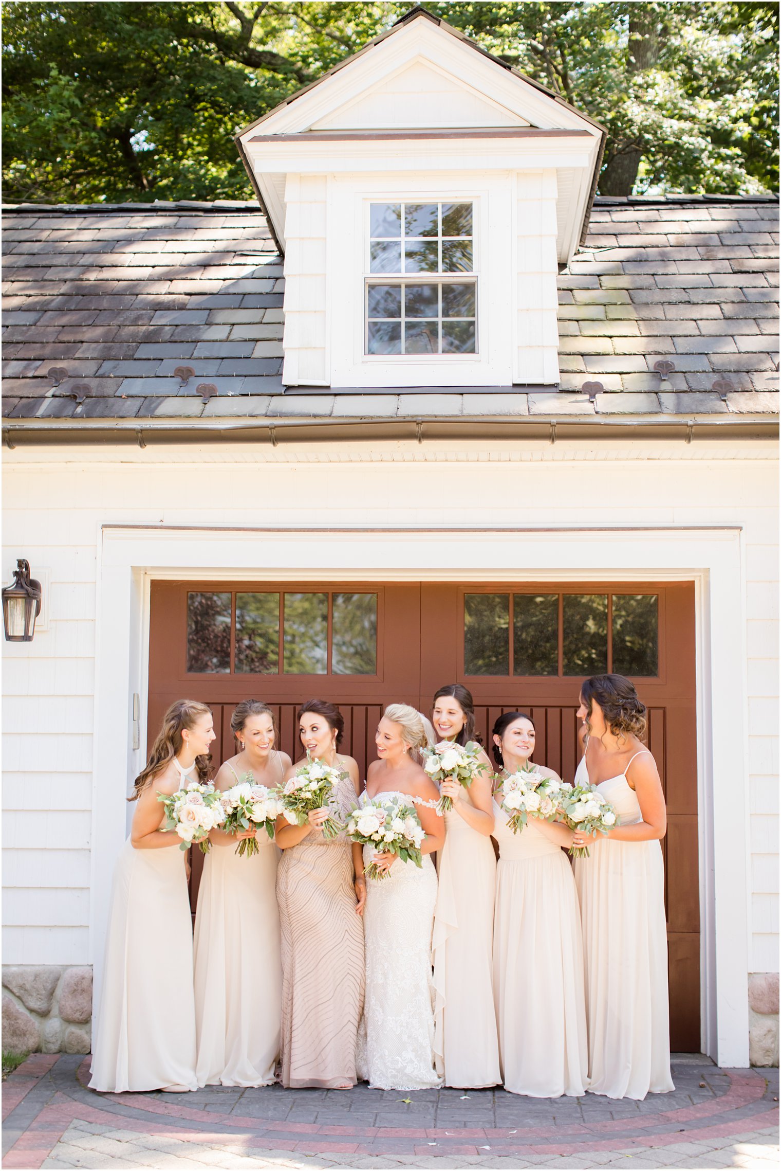 Bridesmaids at The English Manor in Ocean, NJ