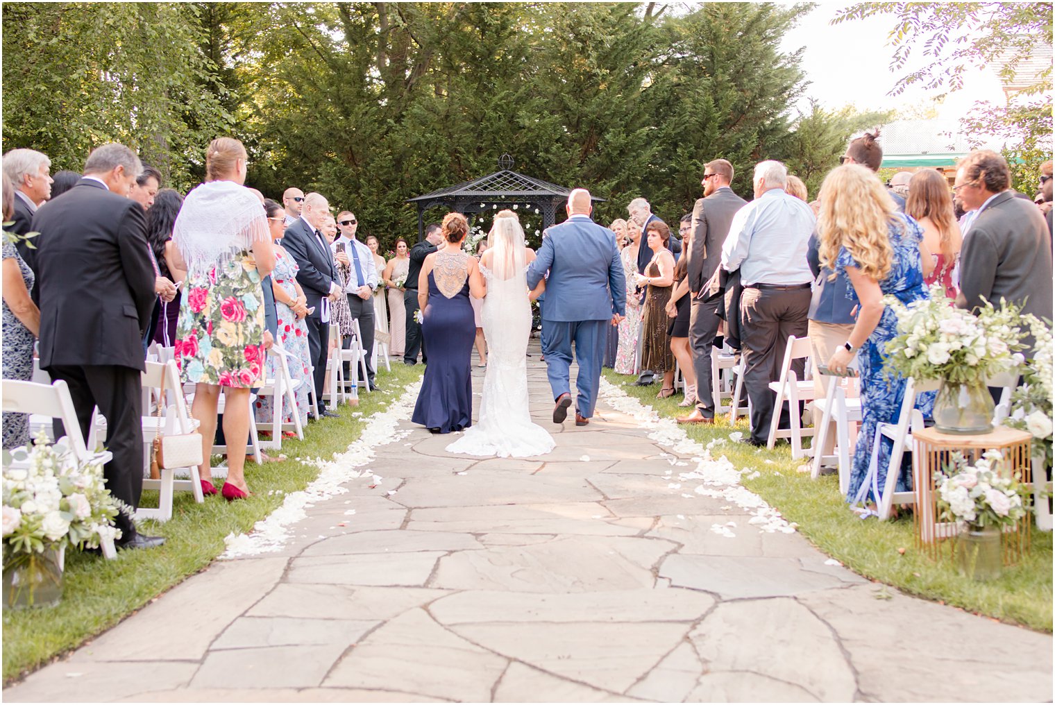 Garden wedding at The English Manor in Ocean, NJ