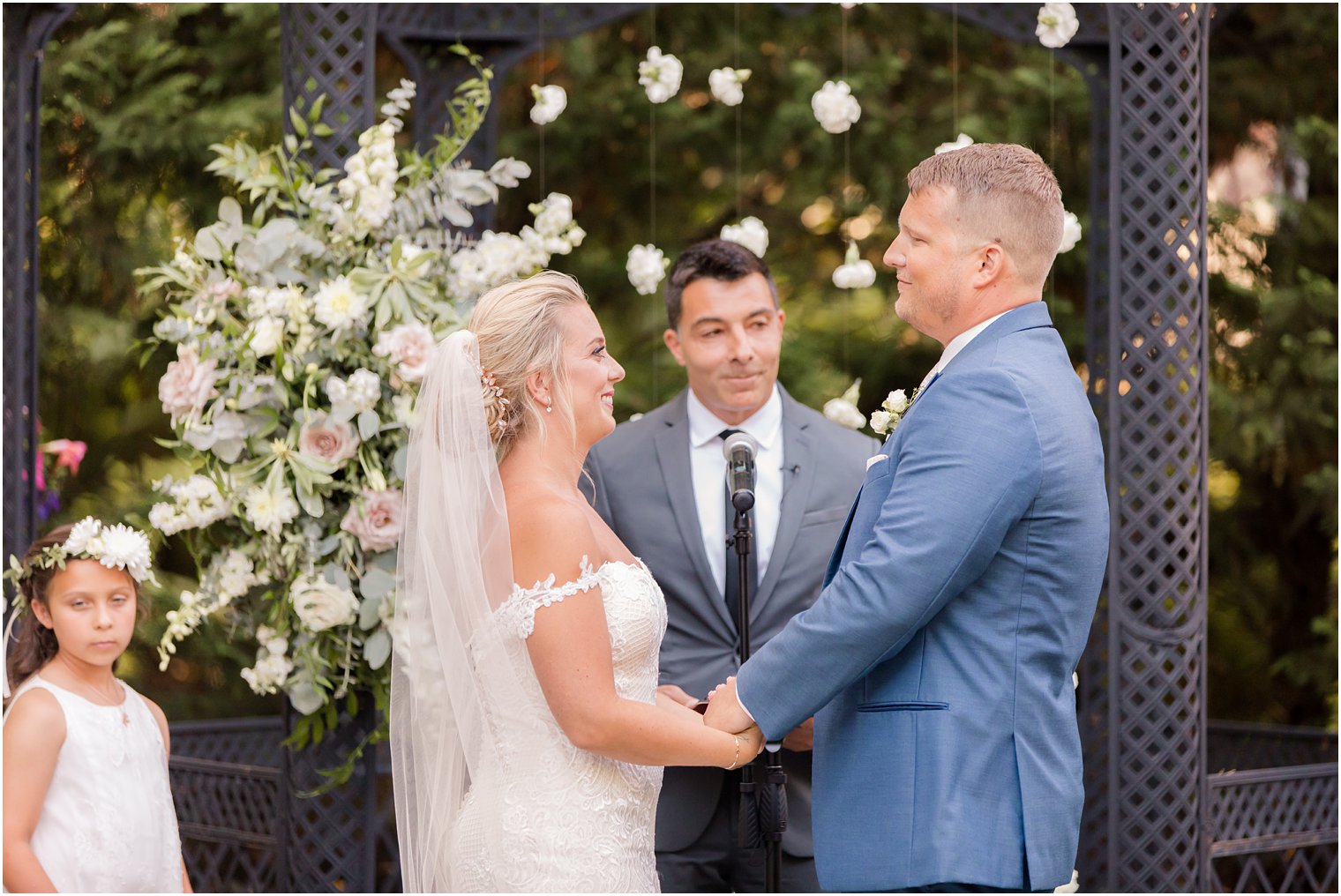 Garden wedding at The English Manor in Ocean, NJ