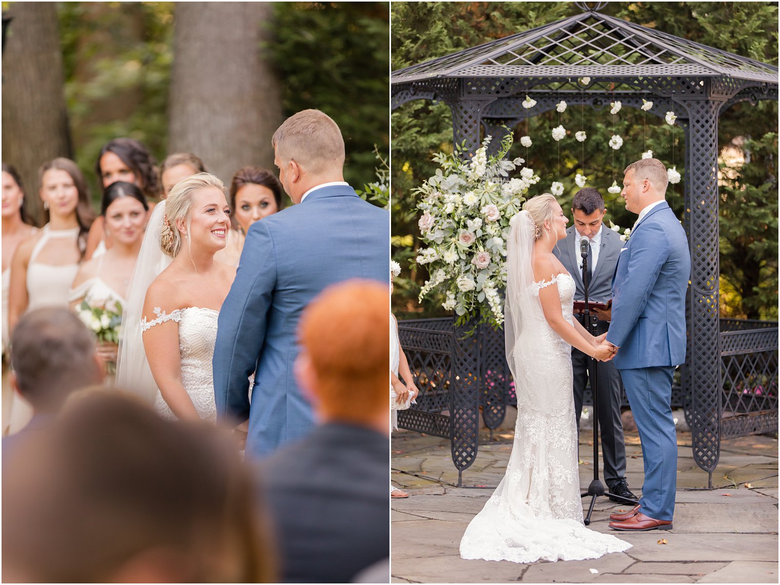 Garden wedding at The English Manor in Ocean, NJ