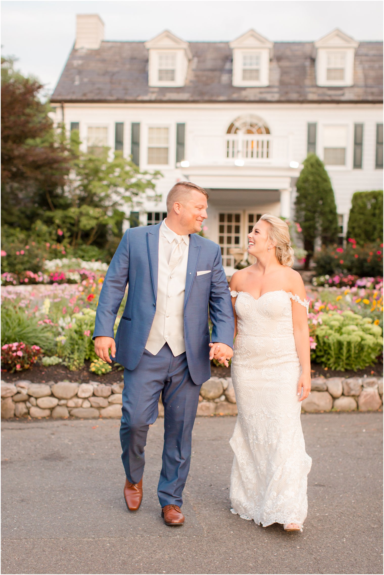 Golden hour portraits at The English Manor in Ocean, NJ