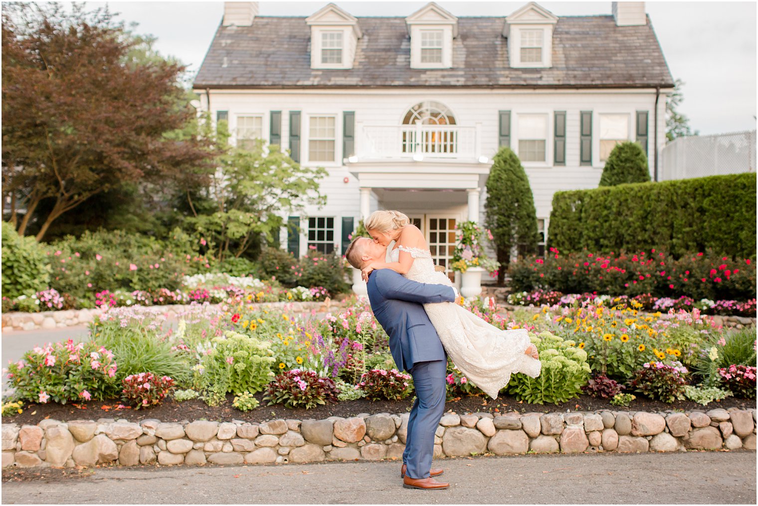 Golden hour portraits at The English Manor in Ocean, NJ