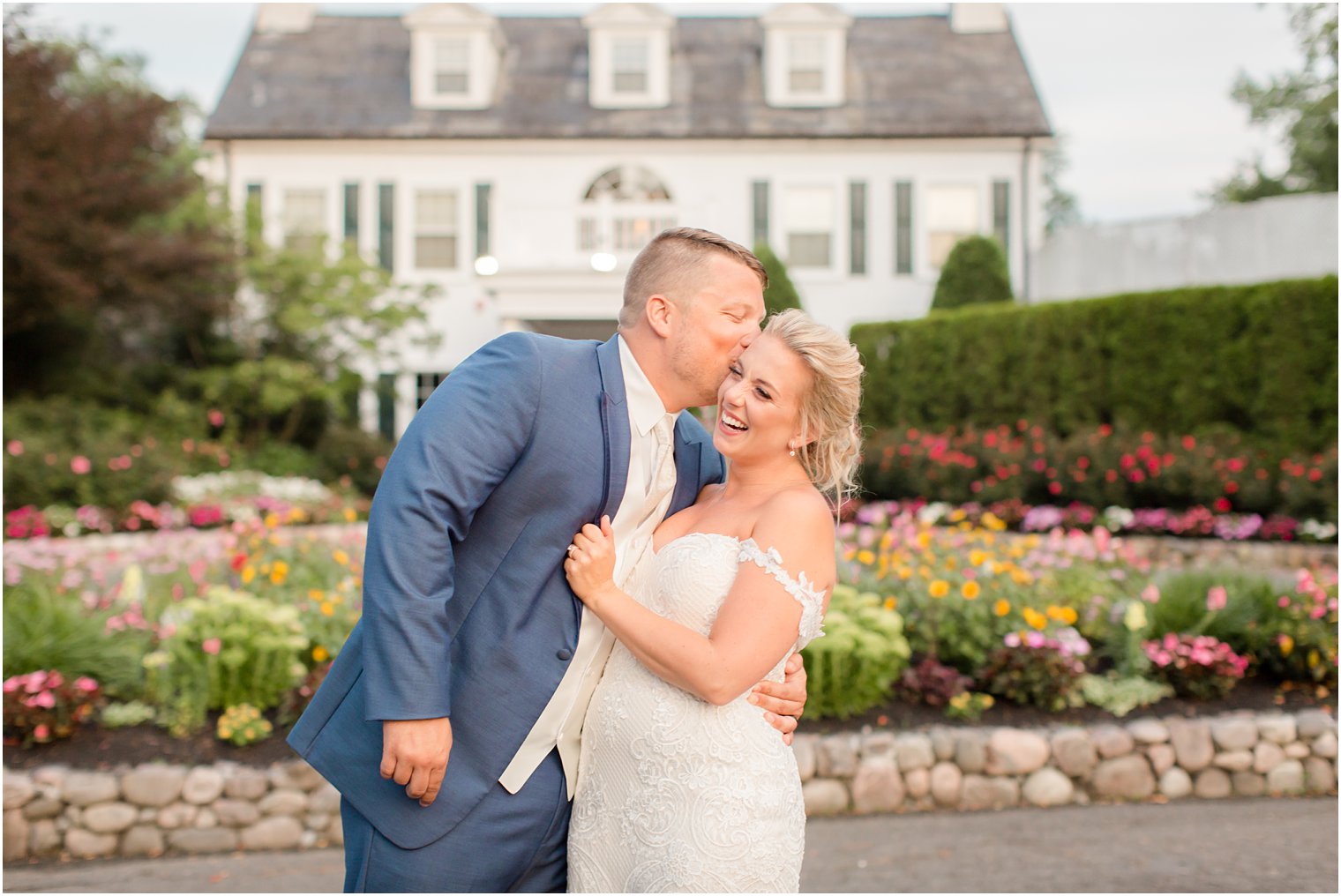 Golden hour portraits at The English Manor in Ocean, NJ