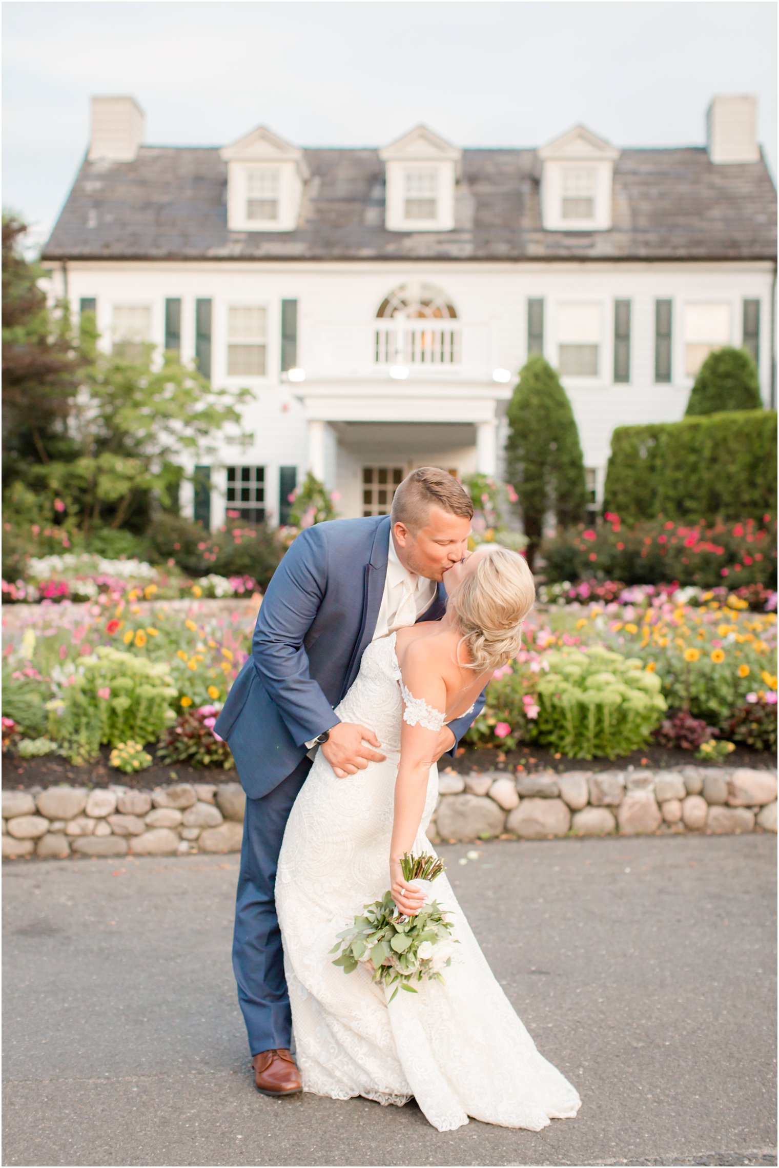 Golden hour portraits at The English Manor in Ocean, NJ