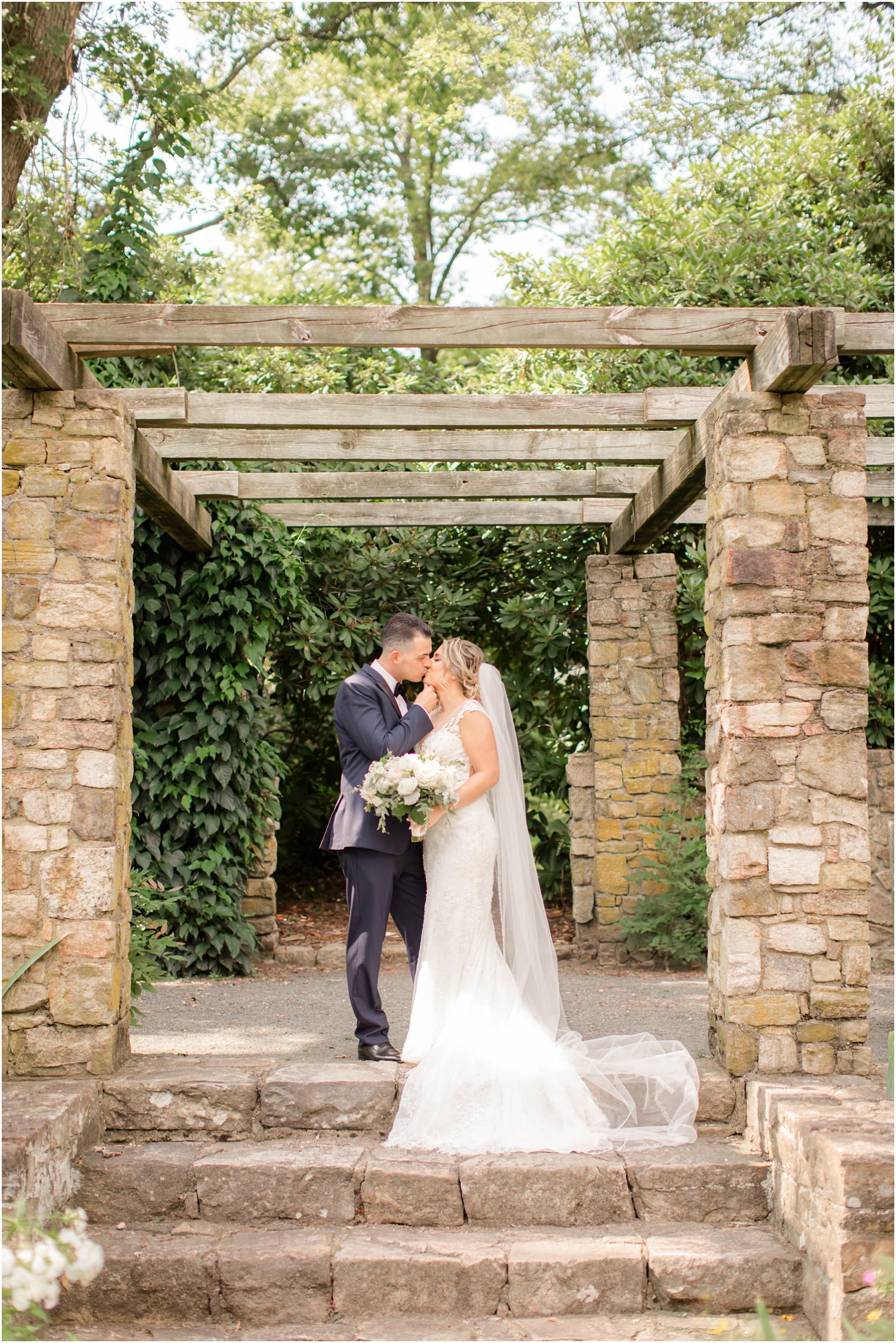 Romantic Wedding portraits at Cross Estate Gardens