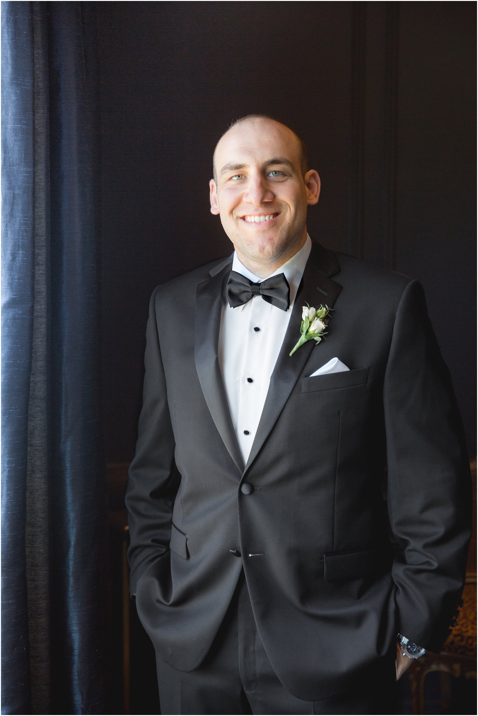 Groom portrait at Park Chateau Estate