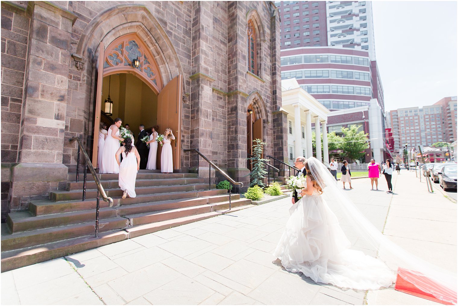 Wedding ceremony at St. Peter the Apostle in New Brunswick NJ