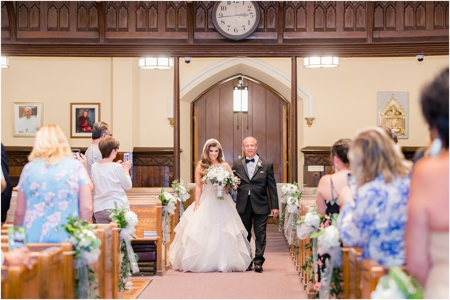 Wedding processional at St. Peter the Apostle in New Brunswick NJ