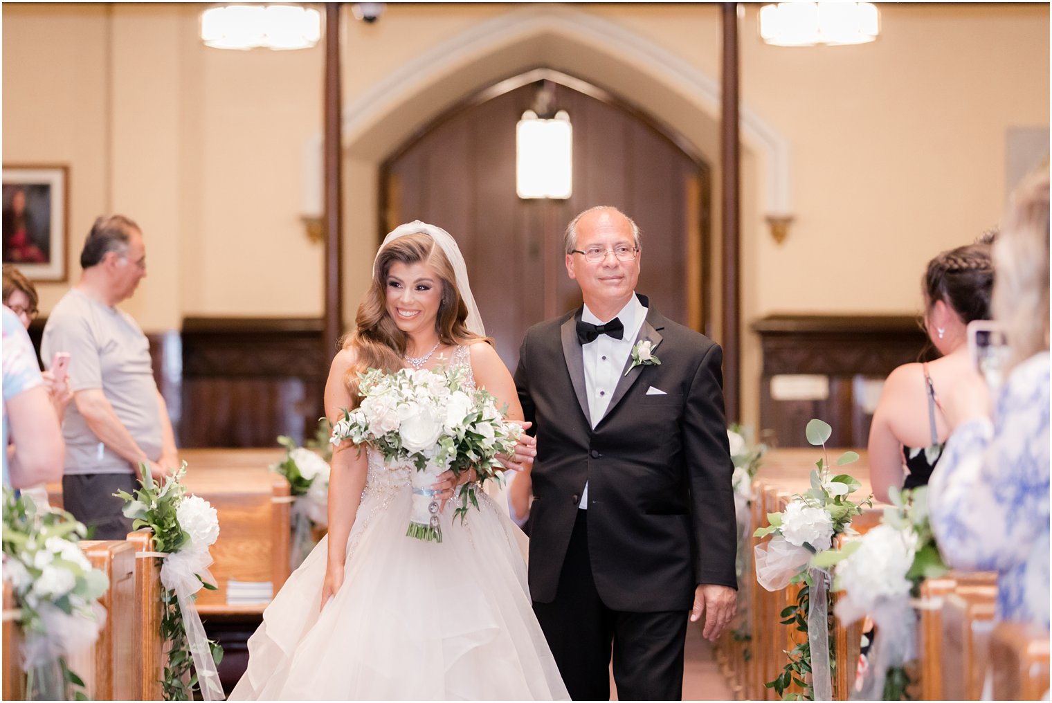 Wedding ceremony at St. Peter the Apostle in New Brunswick NJ