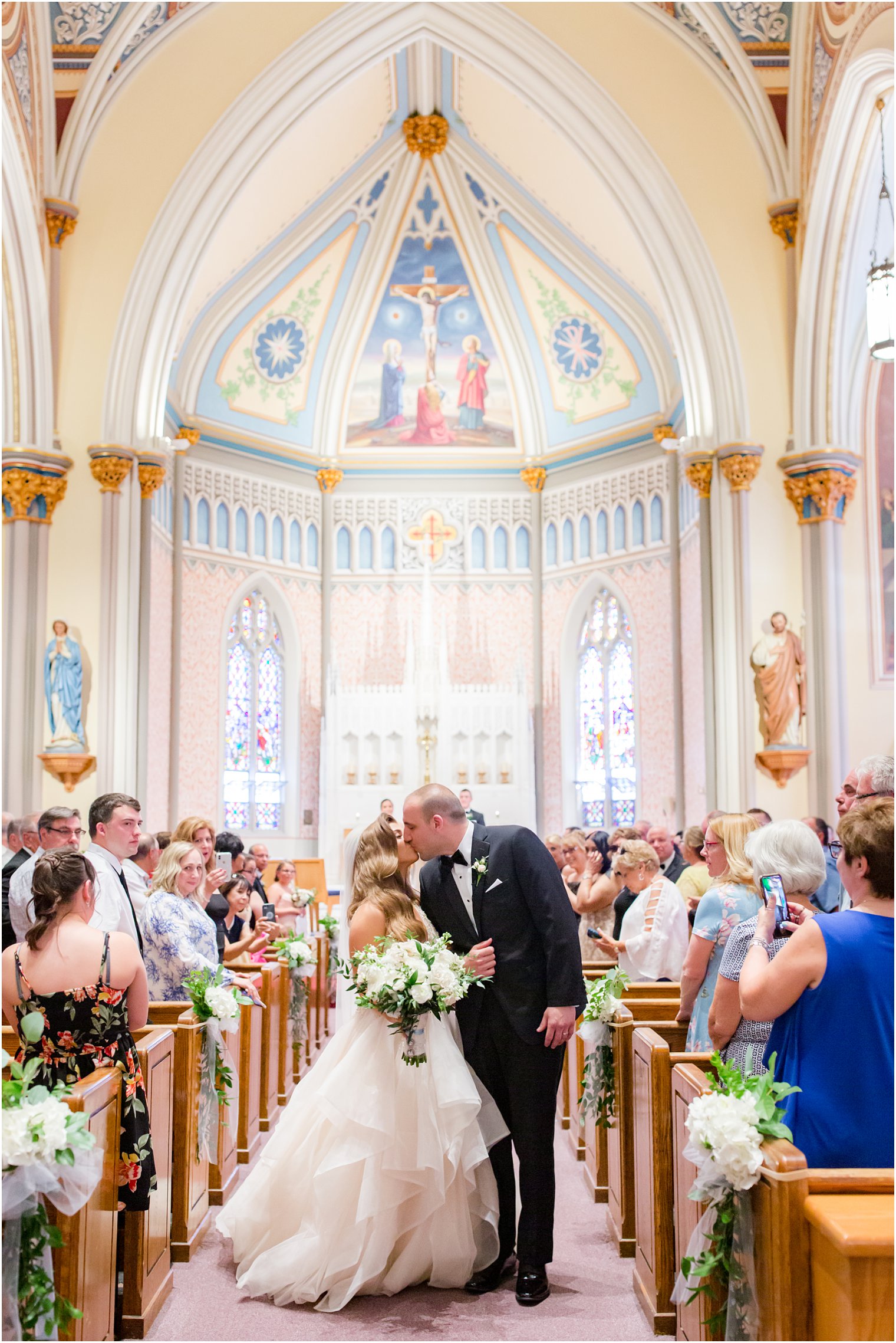 Wedding ceremony at St. Peter the Apostle in New Brunswick NJ