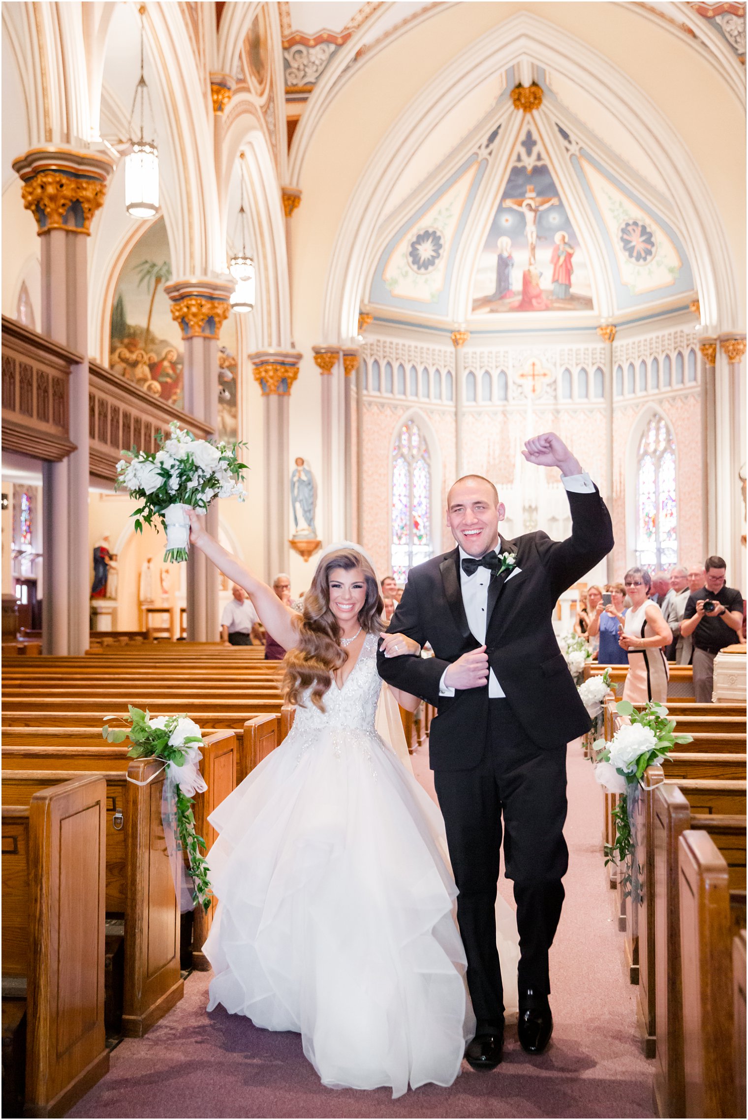 Wedding ceremony at St. Peter the Apostle in New Brunswick NJ