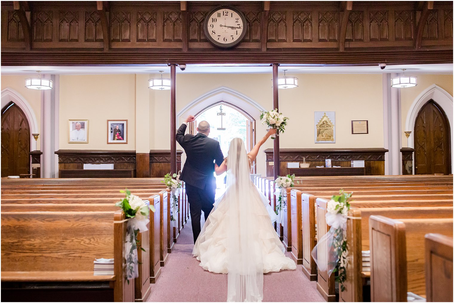 Wedding ceremony at St. Peter the Apostle in New Brunswick NJ