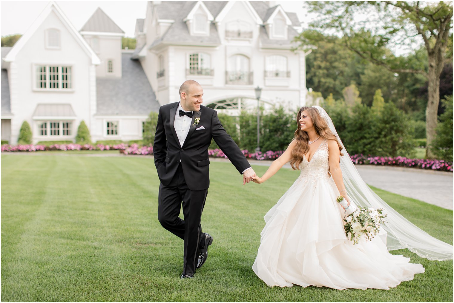 Wedding portraits at Park Chateau Estate in East Brunswick, NJ