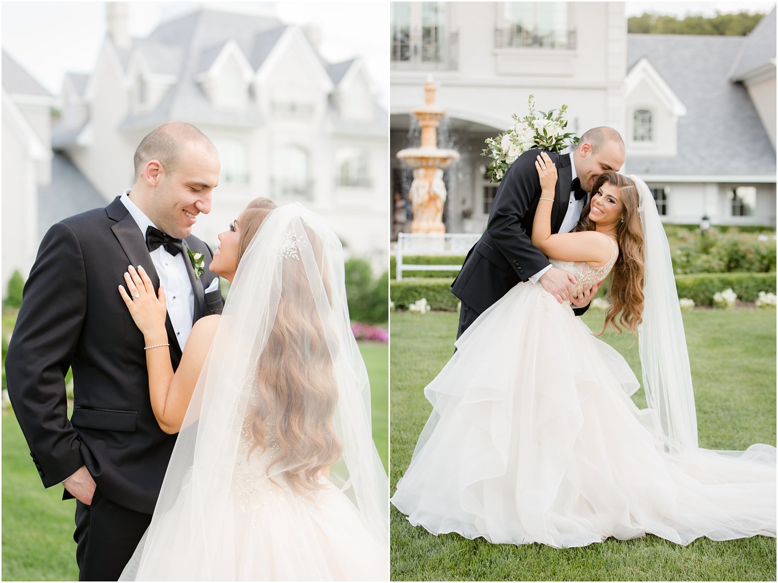 Wedding portraits at Park Chateau Estate in East Brunswick, NJ