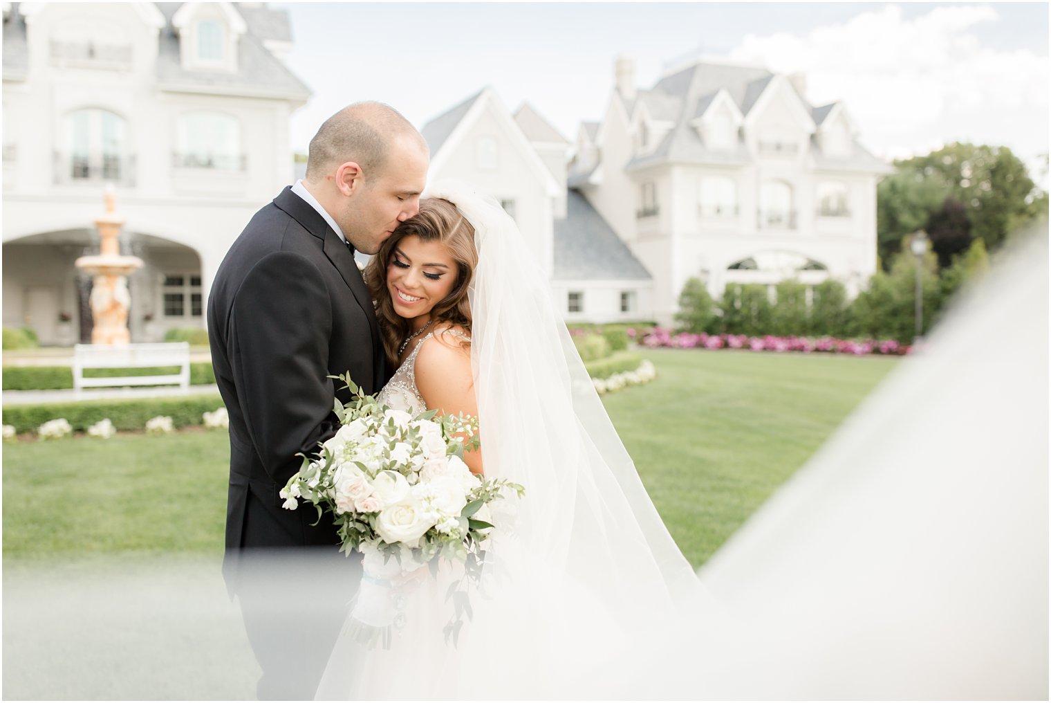 Wedding portraits at Park Chateau Estate in East Brunswick, NJ